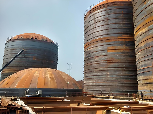 邻水焦粉钢板仓